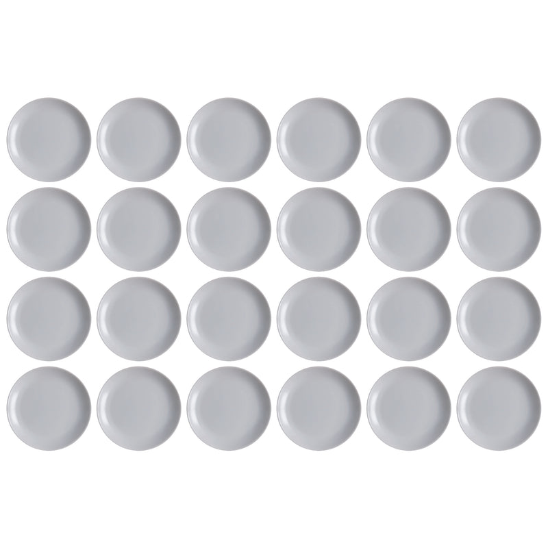LUMINARC OPAL GREY DINNER PLATE, (270MM DIA)