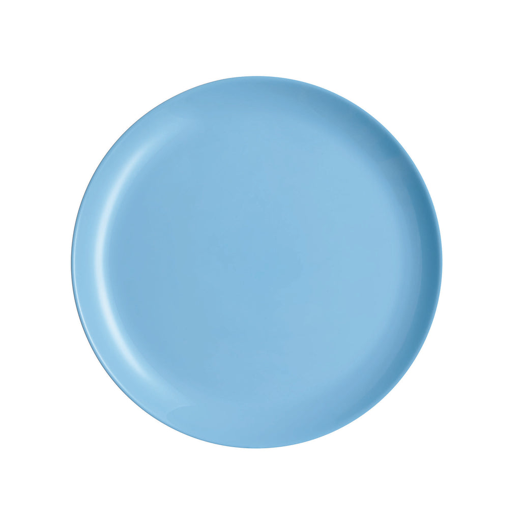 LUMINARC OPAL BLUE DINNER PLATE, 270MM DIA