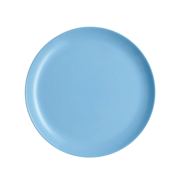 LUMINARC OPAL BLUE DINNER PLATE, (270MM DIA)