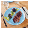 LUMINARC OPAL BLUE DINNER PLATE, (270MM DIA)