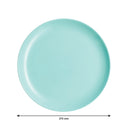 LUMINARC OPAL TURQUOISE DINNER PLATE, (270MM DIA) CARTON