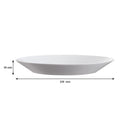 LUMINARC STAIRO WHITE OPAL TEMPERED SOUP PLATE, 800ML (230MM DIA)