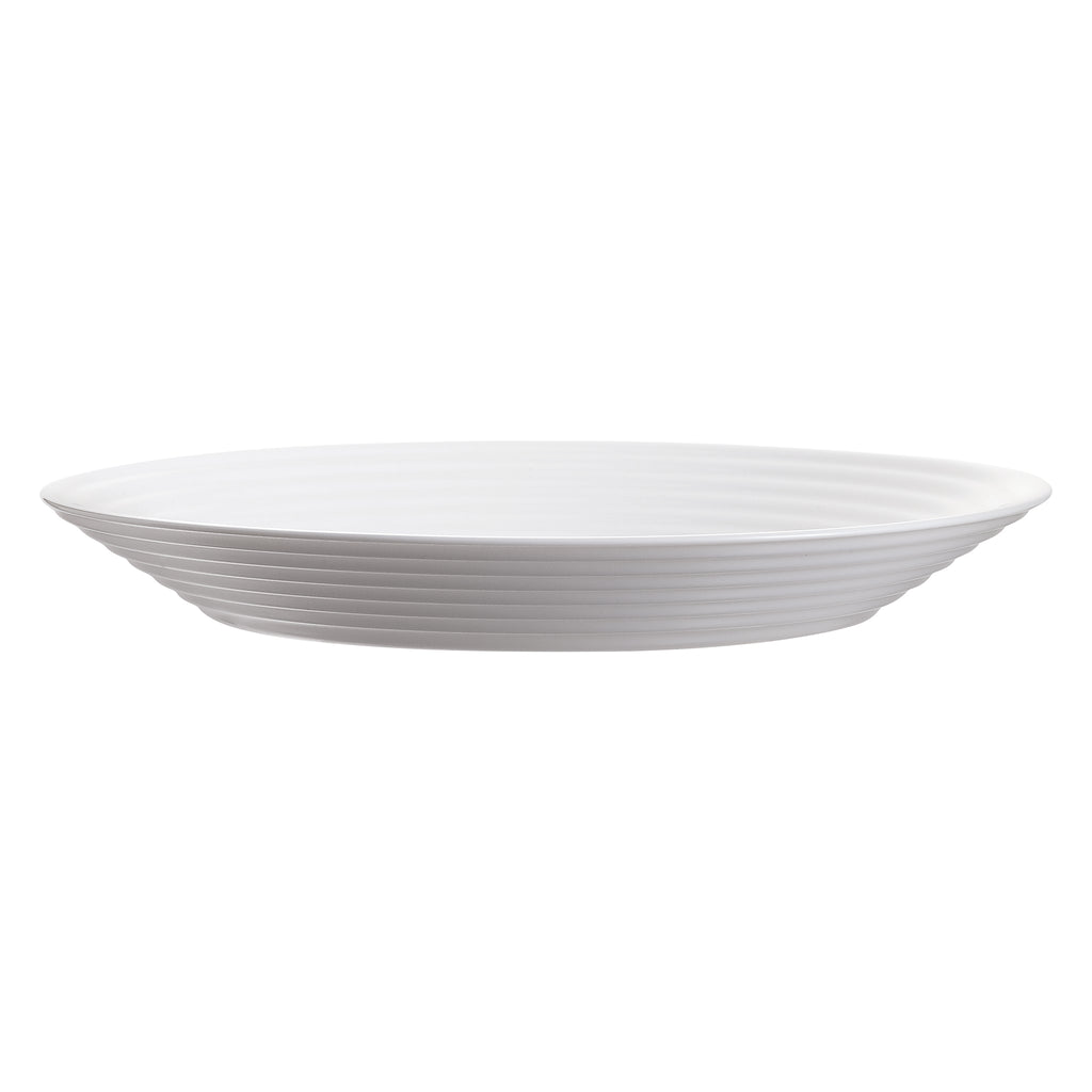 LUMINARC STAIRO WHITE OPAL TEMPERED SOUP PLATE 800ML, 230MM DIA
