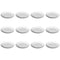 LUMINARC STAIRO WHITE OPAL TEMPERED GLASS OVAL PLATE, (330X250MM)
