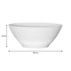 LUMINARC STAIRO WHITE OPAL TEMPERED GLASS NOODLE BOWL 1L, 180MM DIA