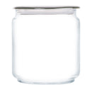 LUMINARC FLAT LID JAR GREY, 750ML (100MM DIA)