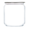 LUMINARC FLAT LID JAR GREY, 750ML (100MM DIA)