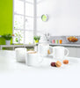 LUMINARC WHITE OPAL STACKING COFFEE MUG, (340ML)