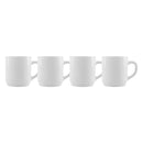 LUMINARC EVERYDAY OPAL GLASS WHITE CAN SHAPE STACKING MUG, (290ML)