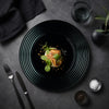 LUMINARC HARENA BLACK OPAL TEMPERED DINNER PLATE, 270MM DIA