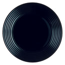 LUMINARC HARENA BLACK OPAL TEMPERED DINNER PLATE, (270MM DIA)