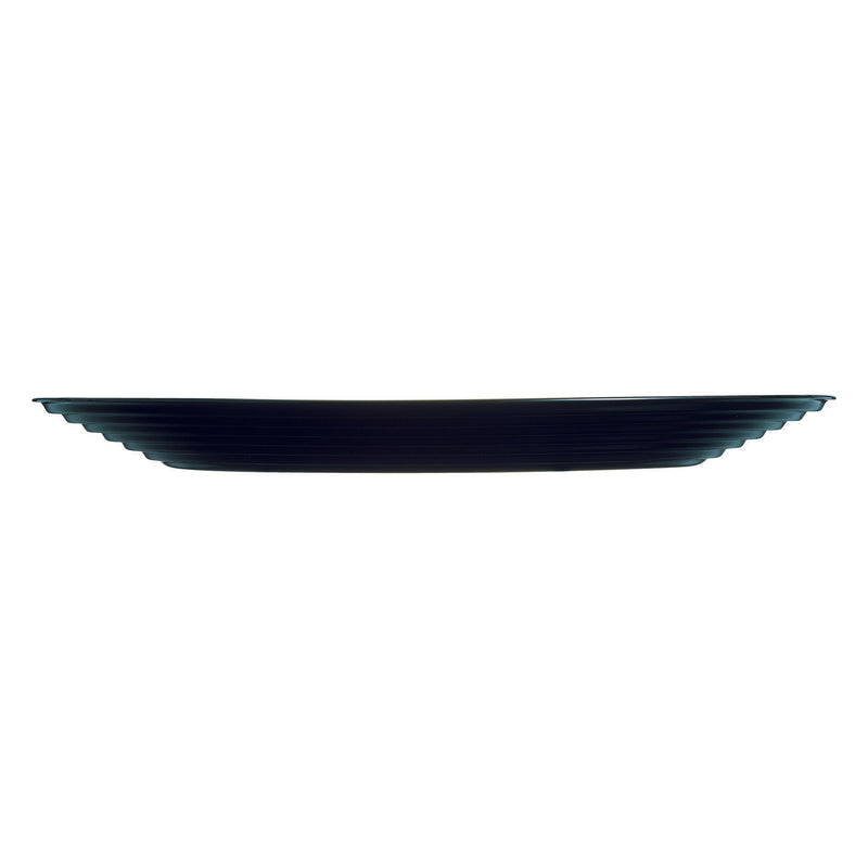 LUMINARC HARENA BLACK OPAL TEMPERED DINNER PLATE, (270MM DIA)
