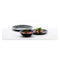 LUMINARC HARENA BLACK OPAL DINNERWARE SET, 12 PIECE SET