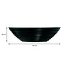 LUMINARC HARENA BLACK OPAL DINNERWARE 12PCE SET