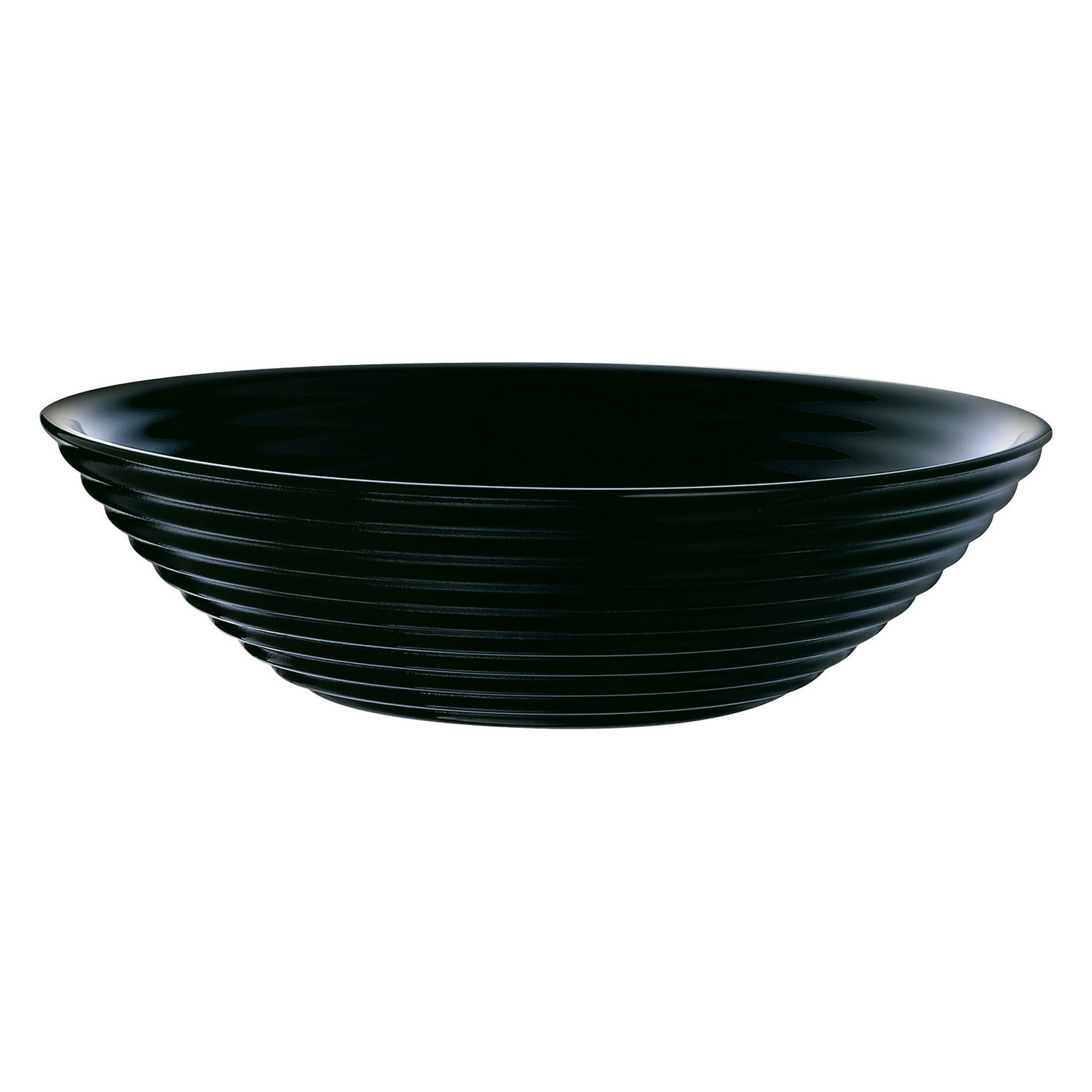 LUMINARC HARENA BLACK OPAL DINNERWARE 12PCE SET
