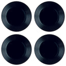 LUMINARC HARENA BLACK OPAL DINNERWARE SET, 12 PIECE SET