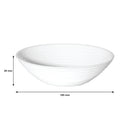 LUMINARC STAIRO WHITE OPAL DINNERWARE 12 PIECE SET