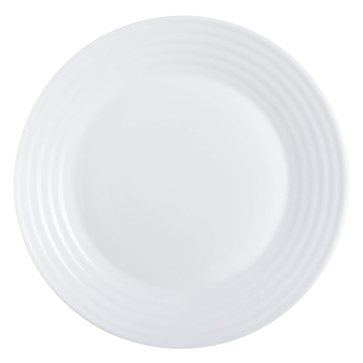 LUMINARC STAIRO WHITE OPAL DINNERWARE 12PCE SET