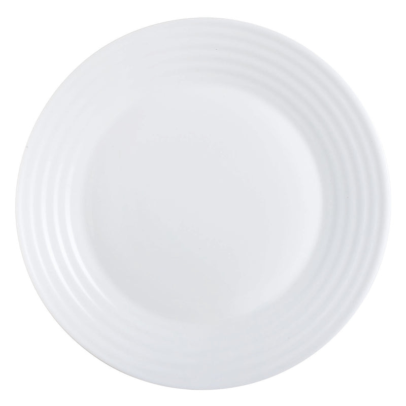 LUMINARC STAIRO WHITE OPAL DINNERWARE 12 PIECE SET