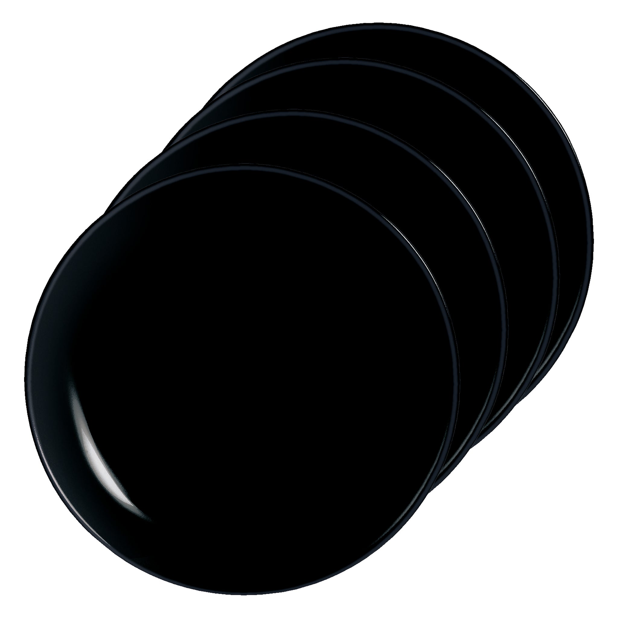 LUMINARC OPAL BLACK DINNERWARE 12 PIECE SET