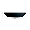 LUMINARC OPAL BLACK DINNERWARE 12 PIECE SET