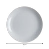 LUMINARC OPAL GREY DINNERWARE 12PCS SET