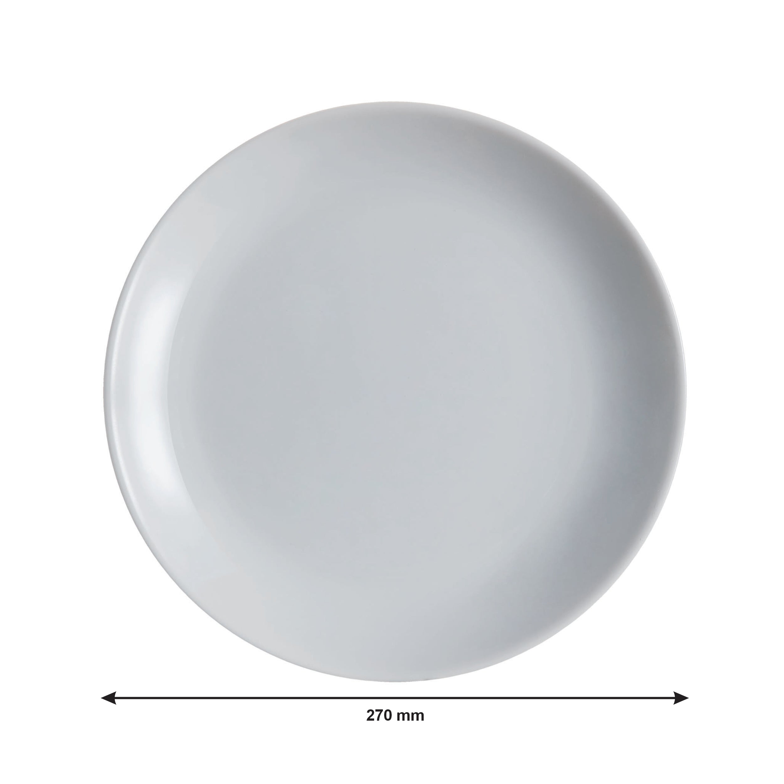 LUMINARC OPAL GREY DINNERWARE 12PCS SET