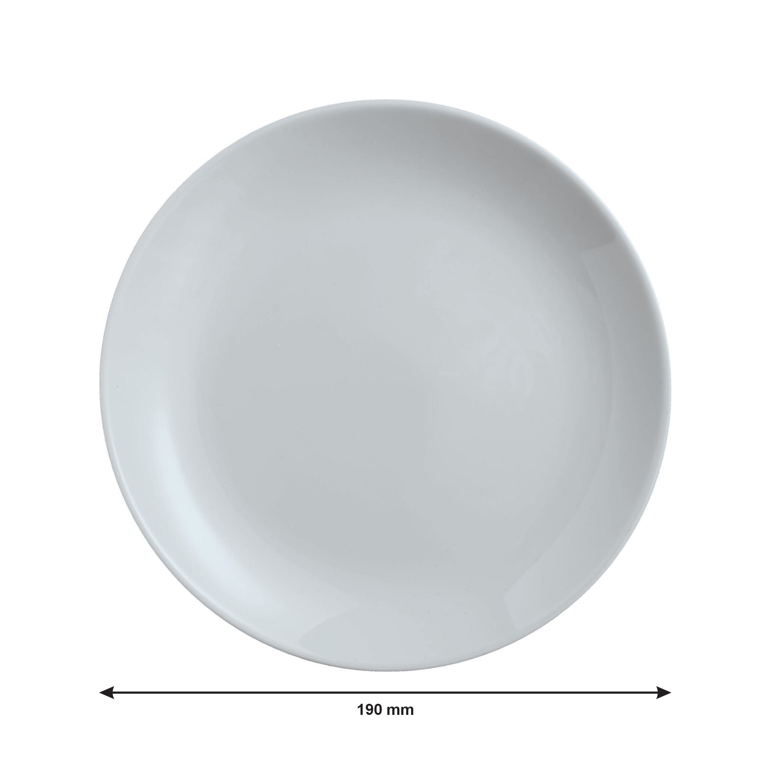LUMINARC OPAL GREY DINNERWARE 12PCS SET