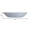 LUMINARC OPAL GREY DINNERWARE 12PCS SET