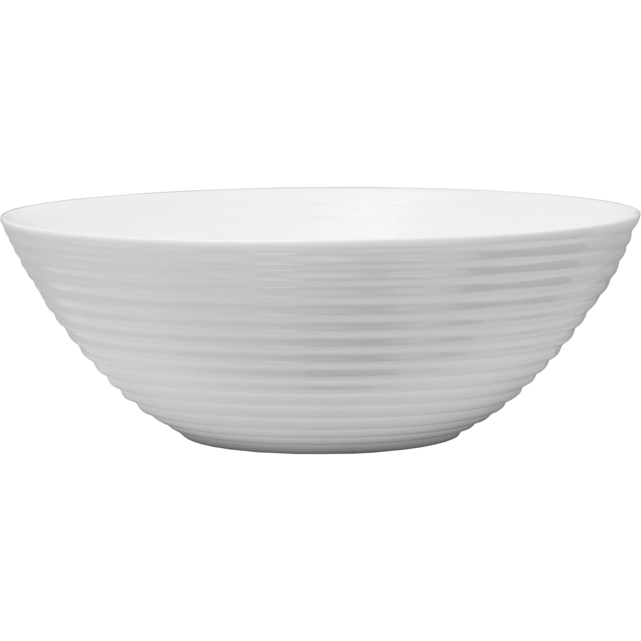 LUMINARC STAIRO WHITE OPAL TEMPERED GLASS SALAD BOWL 3L, 270MM DIA