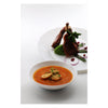 LUMINARC STAIRO WHITE OPAL TEMPERED GLASS SIDE PLATE, (190MM DIA)