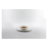 LUMINARC STAIRO WHITE OPAL TEMPERED GLASS LARGE DINNER PLATE, (270MM DIA)
