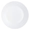 LUMINARC STAIRO WHITE OPAL TEMPERED GLASS LARGE DINNER PLATE, (270MM DIA)