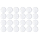 LUMINARC STAIRO WHITE OPAL TEMPERED GLASS LARGE DINNER PLATE, (270MM DIA)