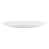 LUMINARC STAIRO WHITE OPAL TEMPERED GLASS LARGE DINNER PLATE, 270MM DIA