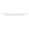 LUMINARC STAIRO WHITE OPAL TEMPERED GLASS LARGE DINNER PLATE, 270MM DIA