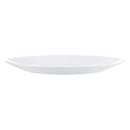 LUMINARC STAIRO WHITE OPAL TEMPERED GLASS LARGE DINNER PLATE, (270MM DIA)