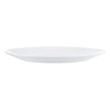 LUMINARC STAIRO WHITE OPAL TEMPERED GLASS LARGE DINNER PLATE, (270MM DIA)
