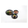 LUMINARC HARENA BLACK OPAL TEMPERED GLASS SIDE PLATE, 190MM DIA