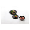 LUMINARC HARENA BLACK OPAL TEMPERED GLASS SIDE PLATE, 190MM DIA