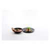 LUMINARC HARENA BLACK OPAL TEMPERED GLASS SIDE PLATE, 190MM DIA