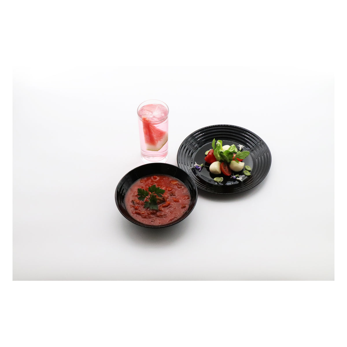 LUMINARC HARENA BLACK OPAL TEMPERED GLASS MULTI-PURPOSE BOWL 450ML, 160MM DIA