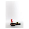 LUMINARC HARENA BLACK OPAL TEMPERED GLASS SIDE PLATE, 190MM DIA