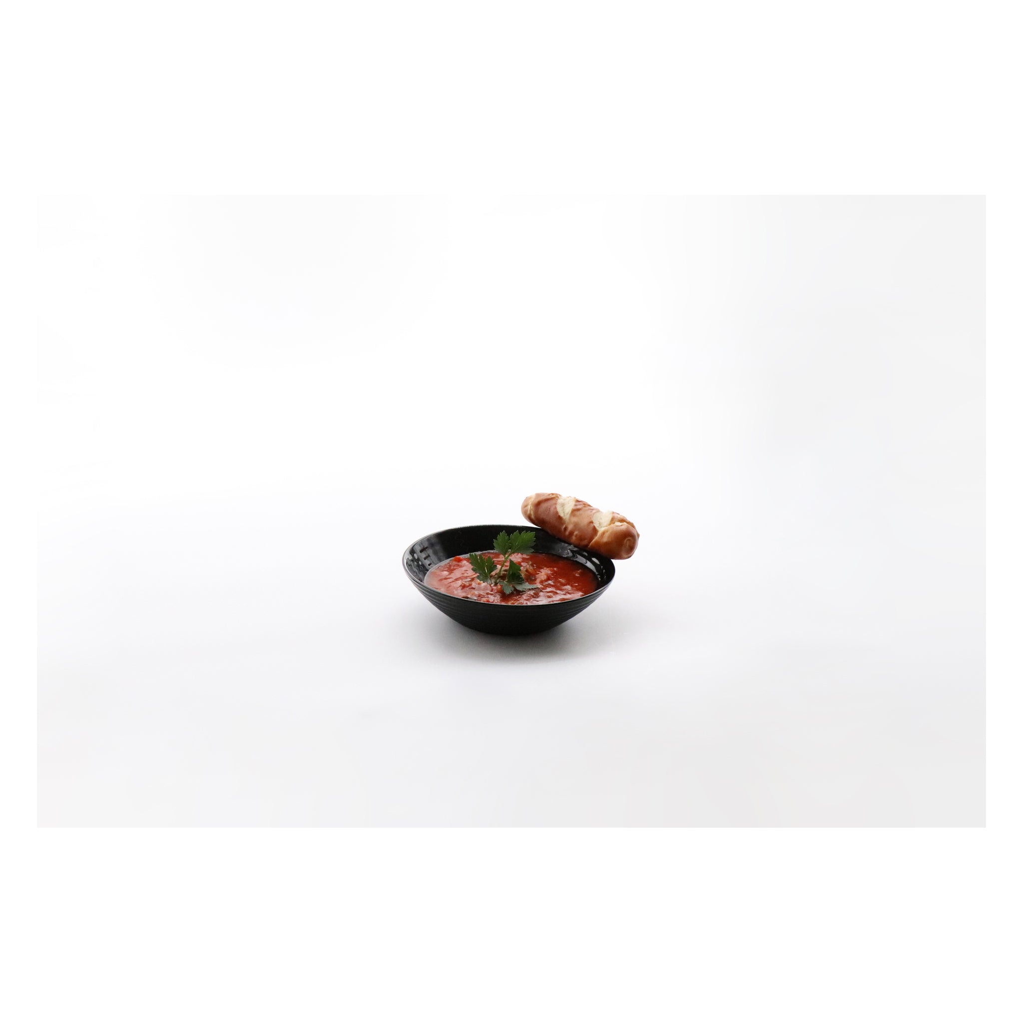 LUMINARC HARENA BLACK OPAL TEMPERED GLASS MULTI-PURPOSE BOWL 450ML, 160MM DIA