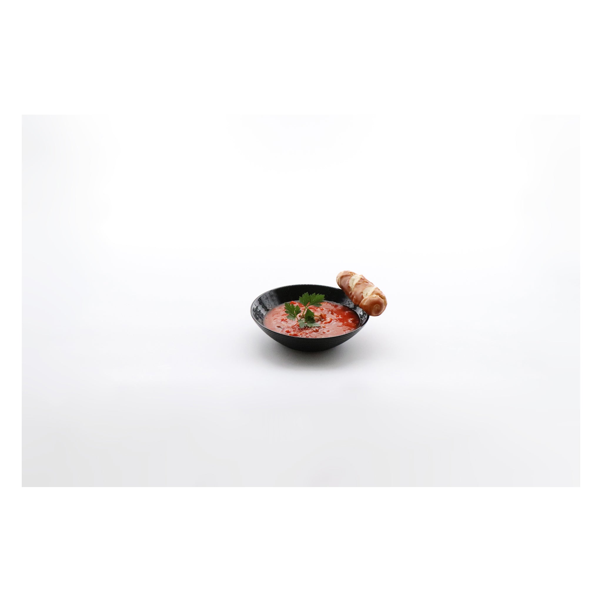 LUMINARC HARENA BLACK OPAL TEMPERED GLASS MULTI-PURPOSE BOWL 450ML, 160MM DIA