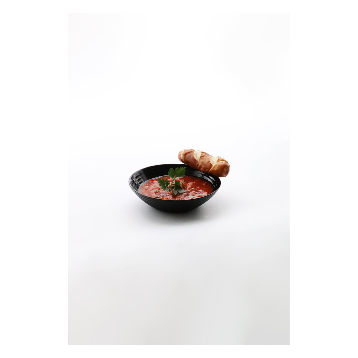 LUMINARC HARENA BLACK OPAL TEMPERED GLASS MULTI-PURPOSE BOWL 450ML, 160MM DIA