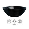 LUMINARC HARENA BLACK OPAL TEMPERED GLASS SALAD BOWL 3L, 270MM DIA