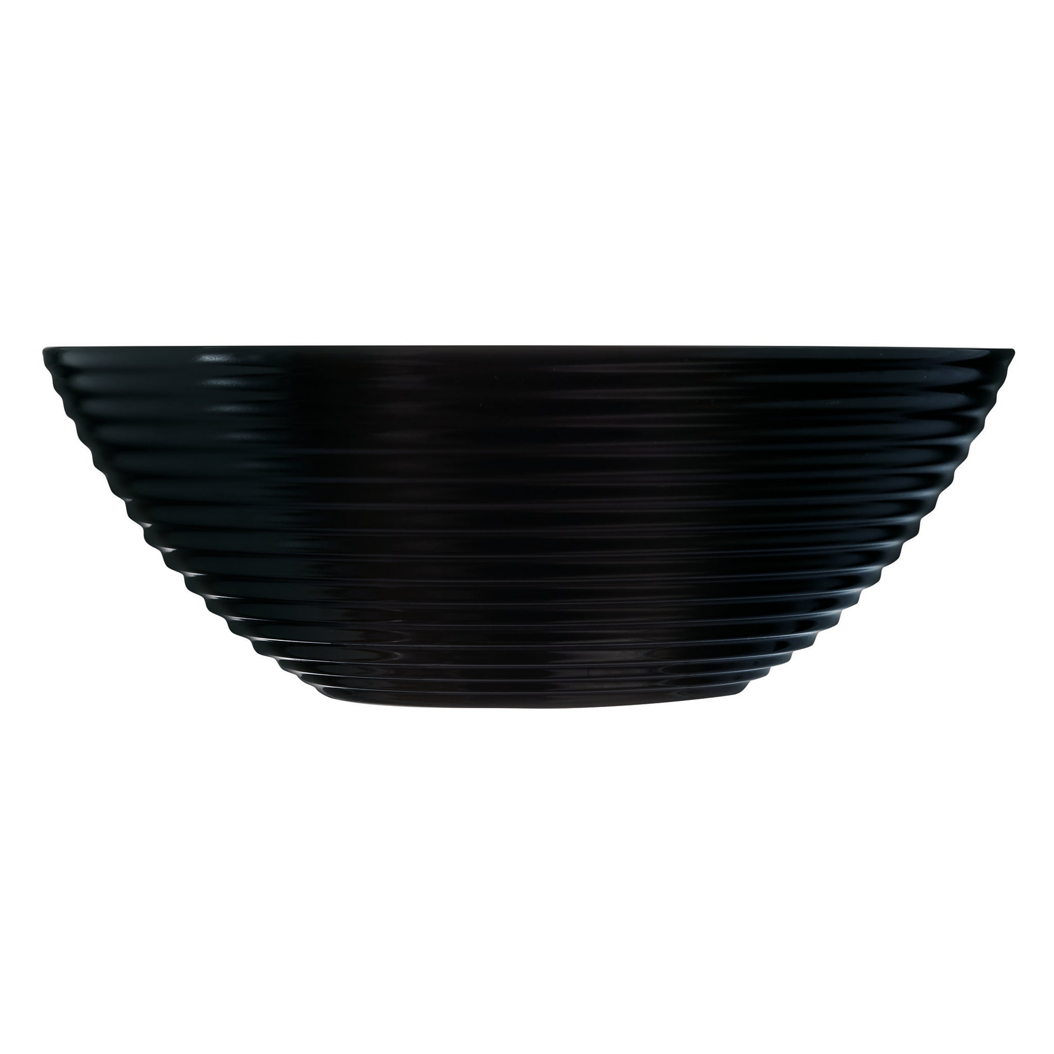 LUMINARC HARENA BLACK OPAL TEMPERED GLASS SALAD BOWL 3L, 270MM DIA