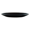 LUMINARC HARENA BLACK OPAL TEMPERED GLASS SIDE PLATE, 190MM DIA