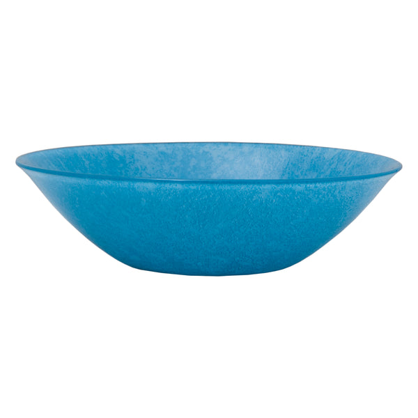 LUMINARC LOFT STONY BLUE TEMPERED GLASS MULTI-PURPOSE BOWL, (165MM DIA)